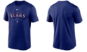 Nike Texas Rangers Men's Authentic Collection Legend Practice T-Shirt
